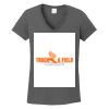 Ladies Heavy Cotton ™ 100% Cotton V Neck T Shirt Thumbnail