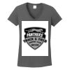 Ladies Heavy Cotton ™ 100% Cotton V Neck T Shirt Thumbnail