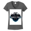 Ladies Heavy Cotton ™ 100% Cotton V Neck T Shirt Thumbnail