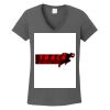 Ladies Heavy Cotton ™ 100% Cotton V Neck T Shirt Thumbnail