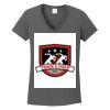 Ladies Heavy Cotton ™ 100% Cotton V Neck T Shirt Thumbnail