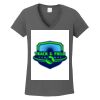 Ladies Heavy Cotton ™ 100% Cotton V Neck T Shirt Thumbnail