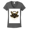 Ladies Heavy Cotton ™ 100% Cotton V Neck T Shirt Thumbnail