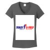 Ladies Heavy Cotton ™ 100% Cotton V Neck T Shirt Thumbnail
