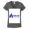 Ladies Heavy Cotton ™ 100% Cotton V Neck T Shirt Thumbnail