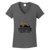 Ladies Heavy Cotton ™ 100% Cotton V Neck T Shirt Thumbnail