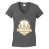 Ladies Heavy Cotton ™ 100% Cotton V Neck T Shirt Thumbnail