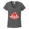 Ladies Heavy Cotton ™ 100% Cotton V Neck T Shirt Thumbnail