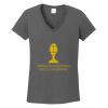 Ladies Heavy Cotton ™ 100% Cotton V Neck T Shirt Thumbnail