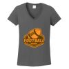 Ladies Heavy Cotton ™ 100% Cotton V Neck T Shirt Thumbnail