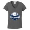 Ladies Heavy Cotton ™ 100% Cotton V Neck T Shirt Thumbnail