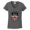 Ladies Heavy Cotton ™ 100% Cotton V Neck T Shirt Thumbnail