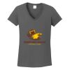 Ladies Heavy Cotton ™ 100% Cotton V Neck T Shirt Thumbnail