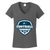 Ladies Heavy Cotton ™ 100% Cotton V Neck T Shirt Thumbnail