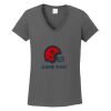Ladies Heavy Cotton ™ 100% Cotton V Neck T Shirt Thumbnail