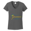 Ladies Heavy Cotton ™ 100% Cotton V Neck T Shirt Thumbnail