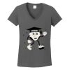 Ladies Heavy Cotton ™ 100% Cotton V Neck T Shirt Thumbnail