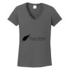Ladies Heavy Cotton ™ 100% Cotton V Neck T Shirt Thumbnail