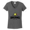 Ladies Heavy Cotton ™ 100% Cotton V Neck T Shirt Thumbnail