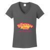 Ladies Heavy Cotton ™ 100% Cotton V Neck T Shirt Thumbnail