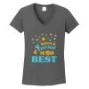 Ladies Heavy Cotton ™ 100% Cotton V Neck T Shirt Thumbnail