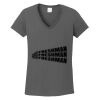 Ladies Heavy Cotton ™ 100% Cotton V Neck T Shirt Thumbnail