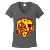 Ladies Heavy Cotton ™ 100% Cotton V Neck T Shirt Thumbnail