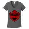 Ladies Heavy Cotton ™ 100% Cotton V Neck T Shirt Thumbnail