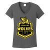 Ladies Heavy Cotton ™ 100% Cotton V Neck T Shirt Thumbnail