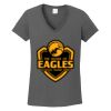 Ladies Heavy Cotton ™ 100% Cotton V Neck T Shirt Thumbnail
