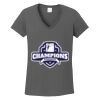 Ladies Heavy Cotton ™ 100% Cotton V Neck T Shirt Thumbnail