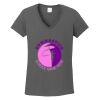 Ladies Heavy Cotton ™ 100% Cotton V Neck T Shirt Thumbnail