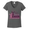 Ladies Heavy Cotton ™ 100% Cotton V Neck T Shirt Thumbnail