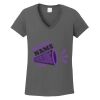 Ladies Heavy Cotton ™ 100% Cotton V Neck T Shirt Thumbnail