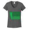 Ladies Heavy Cotton ™ 100% Cotton V Neck T Shirt Thumbnail