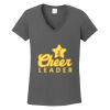 Ladies Heavy Cotton ™ 100% Cotton V Neck T Shirt Thumbnail