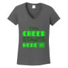 Ladies Heavy Cotton ™ 100% Cotton V Neck T Shirt Thumbnail