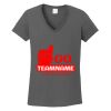 Ladies Heavy Cotton ™ 100% Cotton V Neck T Shirt Thumbnail