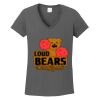 Ladies Heavy Cotton ™ 100% Cotton V Neck T Shirt Thumbnail