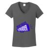 Ladies Heavy Cotton ™ 100% Cotton V Neck T Shirt Thumbnail