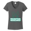 Ladies Heavy Cotton ™ 100% Cotton V Neck T Shirt Thumbnail
