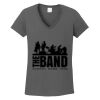 Ladies Heavy Cotton ™ 100% Cotton V Neck T Shirt Thumbnail