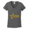 Ladies Heavy Cotton ™ 100% Cotton V Neck T Shirt Thumbnail