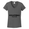 Ladies Heavy Cotton ™ 100% Cotton V Neck T Shirt Thumbnail