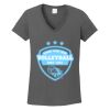 Ladies Heavy Cotton ™ 100% Cotton V Neck T Shirt Thumbnail