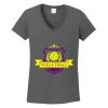 Ladies Heavy Cotton ™ 100% Cotton V Neck T Shirt Thumbnail