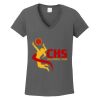 Ladies Heavy Cotton ™ 100% Cotton V Neck T Shirt Thumbnail