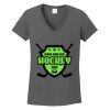 Ladies Heavy Cotton ™ 100% Cotton V Neck T Shirt Thumbnail