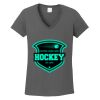 Ladies Heavy Cotton ™ 100% Cotton V Neck T Shirt Thumbnail