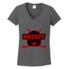 Ladies Heavy Cotton ™ 100% Cotton V Neck T Shirt Thumbnail